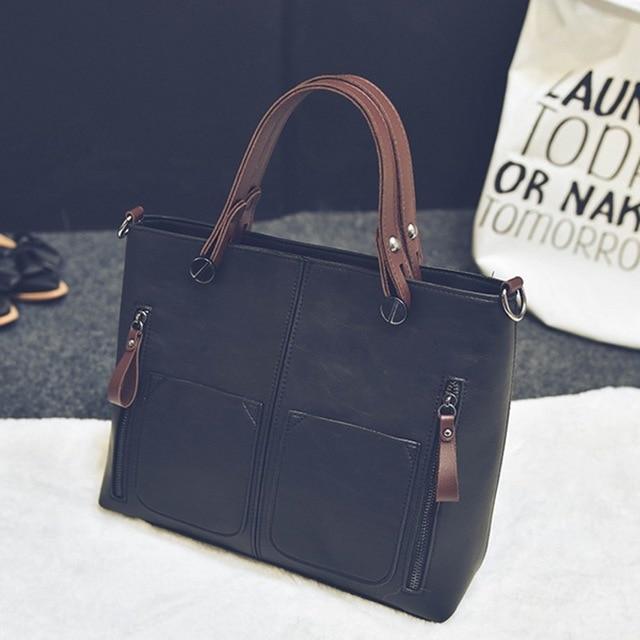 Fashion Famous Brand Luxury Handbags Women Bags Designer Double Pocket Vintage Handbag Casual Messenger Bag Large Capacity Shoulder Bags Tote чорний
Fashion Famous Brand Luxury Handbags Women Bags Designer Double Pocket Vintage Handbag Casual Messenger Bag Large Capacity Shoulder Bags Tote чорний