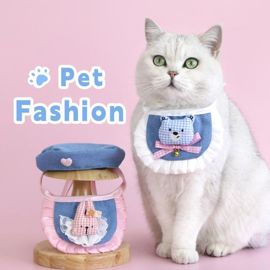 Костюм для питомца из мультфильма, берет для маленькой собаки, шапка с регулируемыми ремнями, джинсовая бандана для питомца, аксессуары для нарядов для маленьких и средних собак, кошек B розовый
Костюм для питомца из мультфильма, берет для маленькой собаки, шапка с регулируемыми ремнями, джинсовая бандана для питомца, аксессуары для нарядов для маленьких и средних собак, кошек B розовый