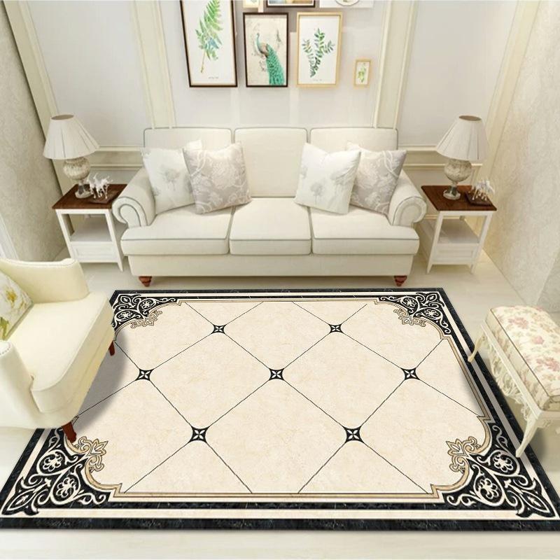 Роскошные ковры в мраморном стиле для гостиной, домашнего декора спальни, большого размера, ковер для журнального столика, нескользящий ковер 80*160cm