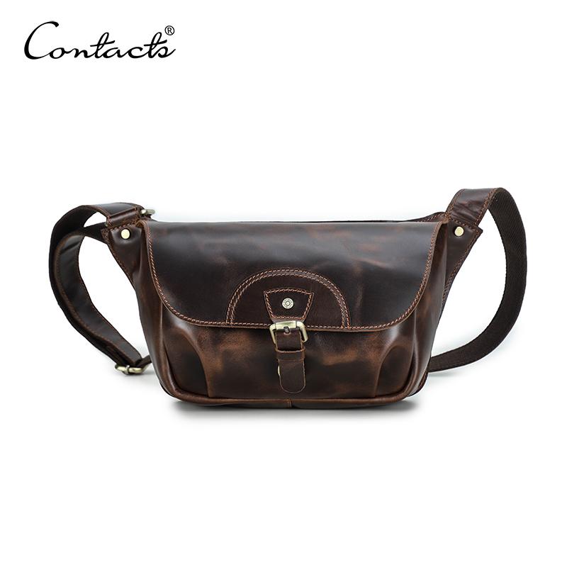 CONTACT S Genuine Leather Women Sling Shoulder Bags High Quality Unisex Men Messenger Crossbody Bags Phone Pocket Handbags
CONTACT S Genuine Leather Women Sling Shoulder Bags High Quality Unisex Men Messenger Crossbody Bags Phone Pocket Handbags