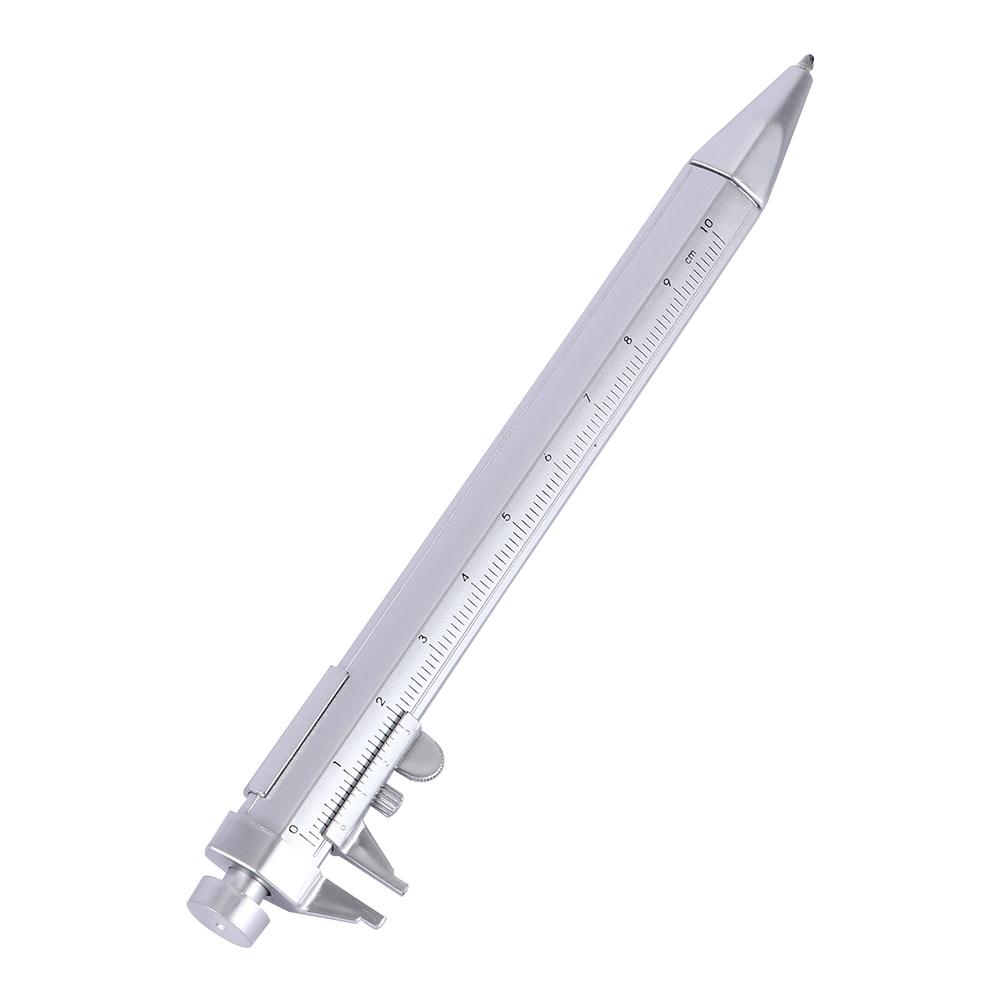 Creative Vernier Cursor Stationery Ballpen Caliper Office Supplies School Gifts Scale Ruler Pen срібний
Creative Vernier Cursor Stationery Ballpen Caliper Office Supplies School Gifts Scale Ruler Pen срібний