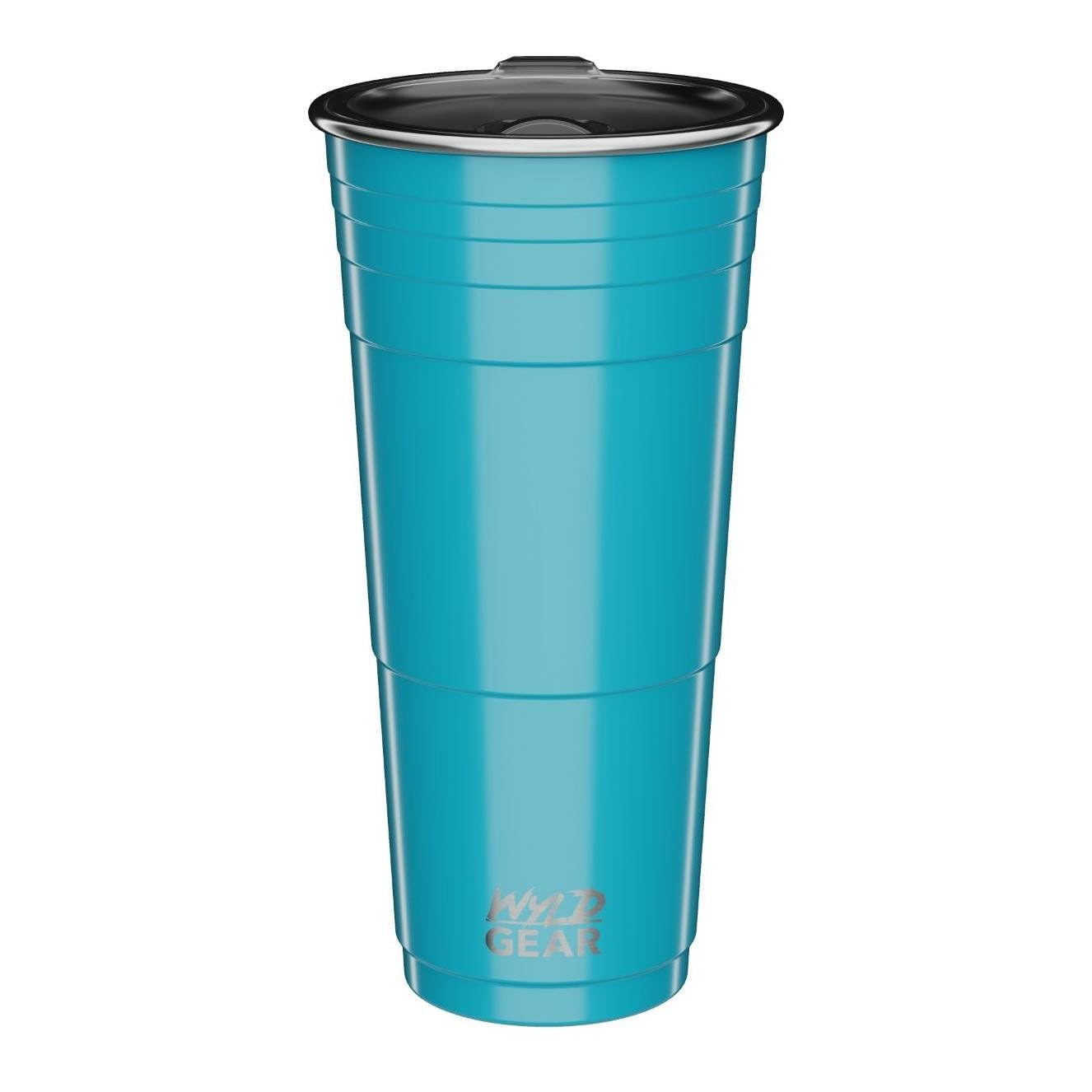 WYLD GEAR Wild Cup с двойными стенками и бирюзовой крышкой, для холодного/горячего напитка, 32 унции, 946 мл,
WYLD GEAR Wild Cup с двойными стенками и бирюзовой крышкой, для холодного/горячего напитка, 32 унции, 946 мл,