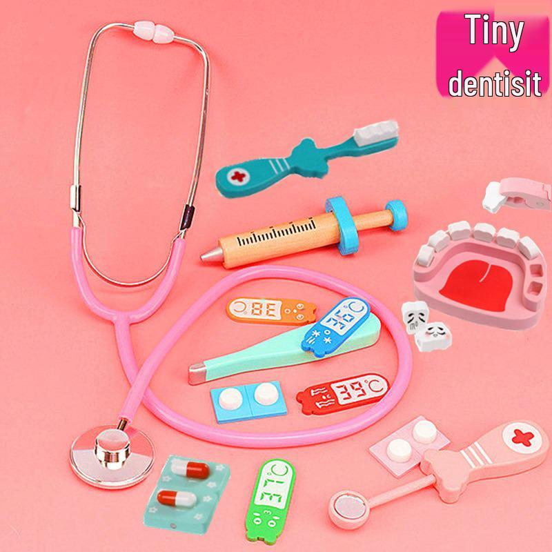 Kids Wooden Dentist Play Set - Stethoscope, Tooth Extraction, and Oral Simulation Educational Toy Standard
Kids Wooden Dentist Play Set - Stethoscope, Tooth Extraction, and Oral Simulation Educational Toy Standard