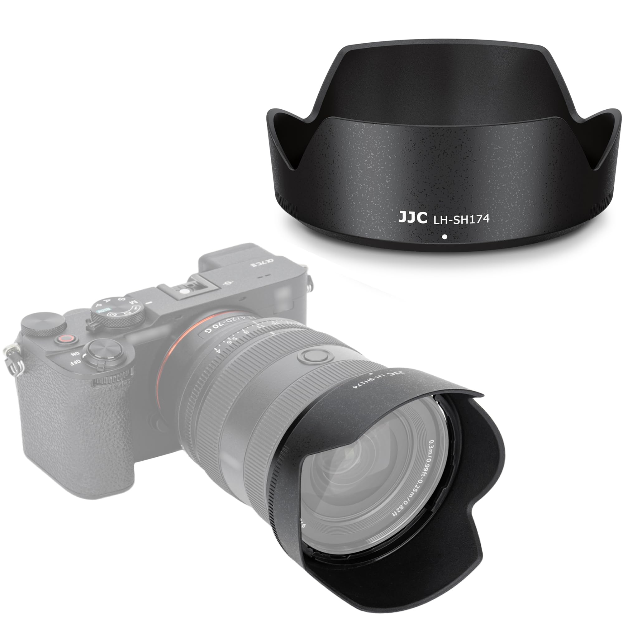 JJC Sony Compatible Lens Hood for Sony FE F4 G Lens SEL2070G Lens Hood Reversible Lens Protection Prevents stray light No effect on installation of
JJC Sony Compatible Lens Hood for Sony FE F4 G Lens SEL2070G Lens Hood Reversible Lens Protection Prevents stray light No effect on installation of