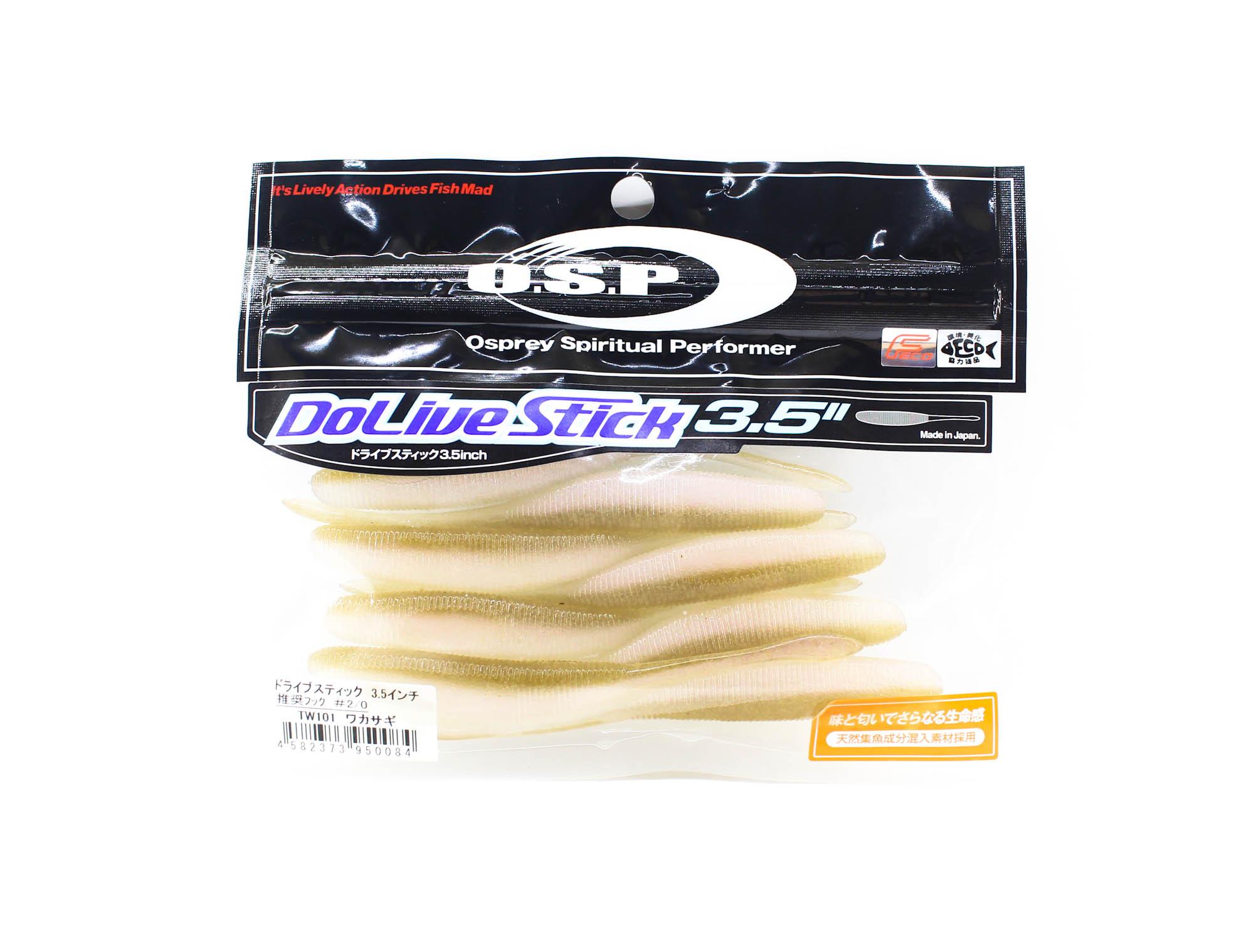 Мягкая приманка OSP Dolive Stick 3,5 дюйма TW-101 (0084)
