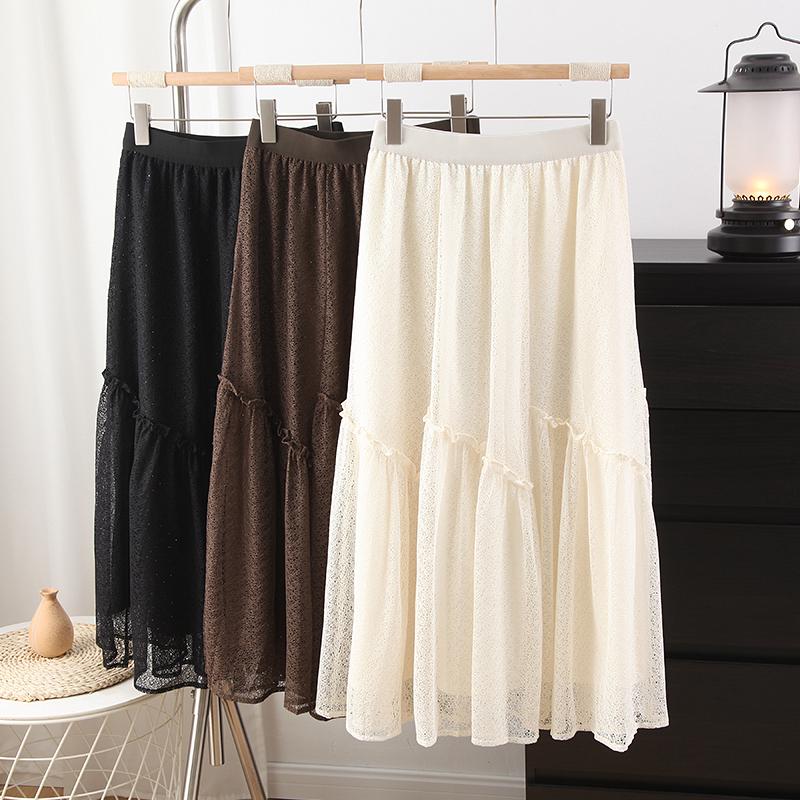 Korean Style Sweet Irregular Patchwork High Waist A-line Midi Skirt for Women One Size чорний
Korean Style Sweet Irregular Patchwork High Waist A-line Midi Skirt for Women One Size чорний