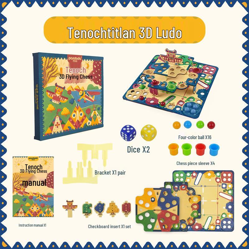 Пандодо 3D Летающие шахматы и Змеи и лестницы настольная игра
Пандодо 3D Летающие шахматы и Змеи и лестницы настольная игра