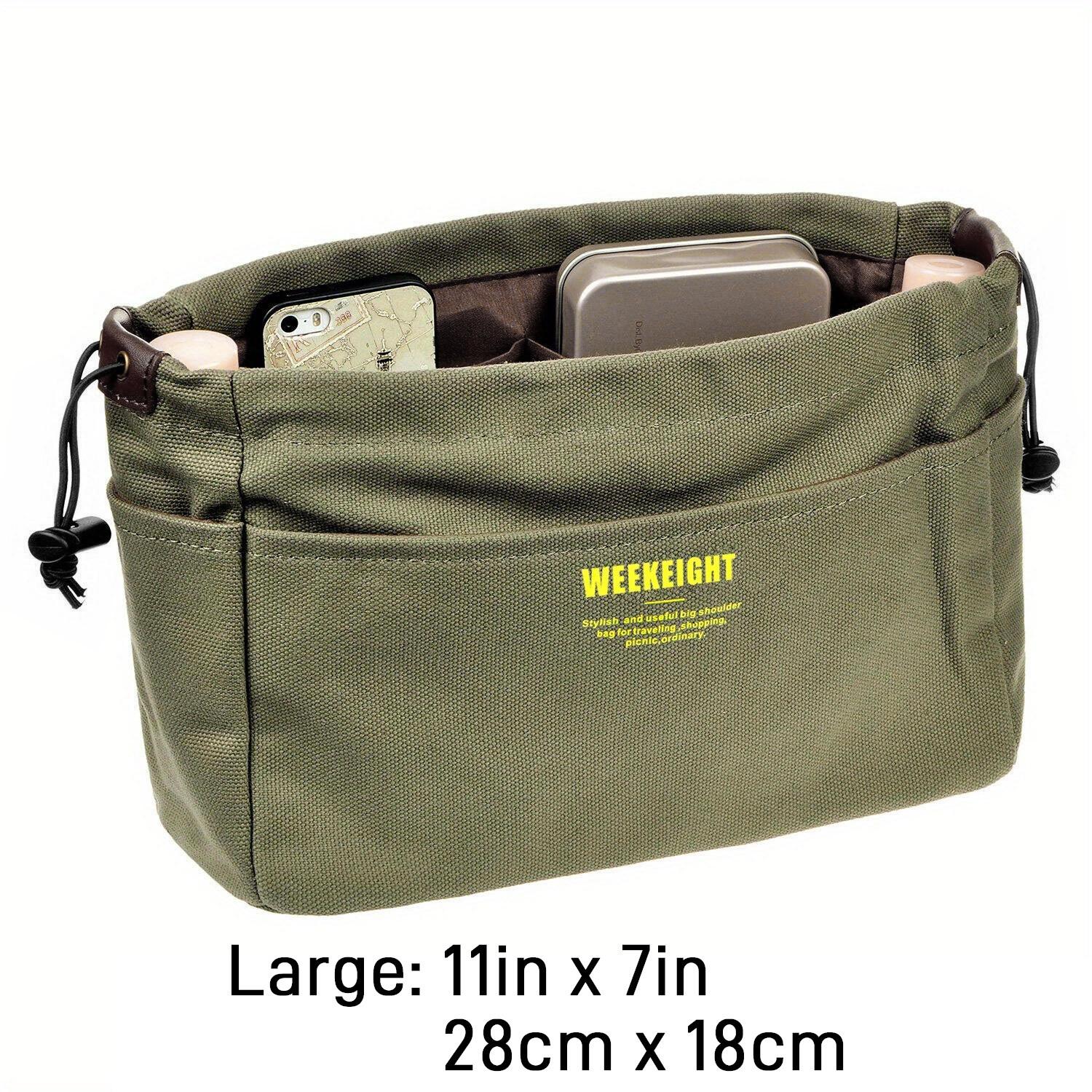 Canvas Drawstring Storage Bag Multi-Pocket Travel Organizer Pouch for Cosmetics Electronics Washable Lightweight L зелений
Canvas Drawstring Storage Bag Multi-Pocket Travel Organizer Pouch for Cosmetics Electronics Washable Lightweight L зелений