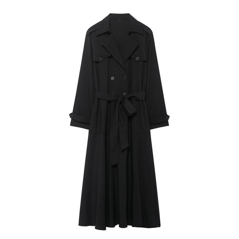 Winter 2025 European & American Fashion: Simple Long Sleeve Trench Coat Dress Large чорний
Winter 2025 European & American Fashion: Simple Long Sleeve Trench Coat Dress Large чорний