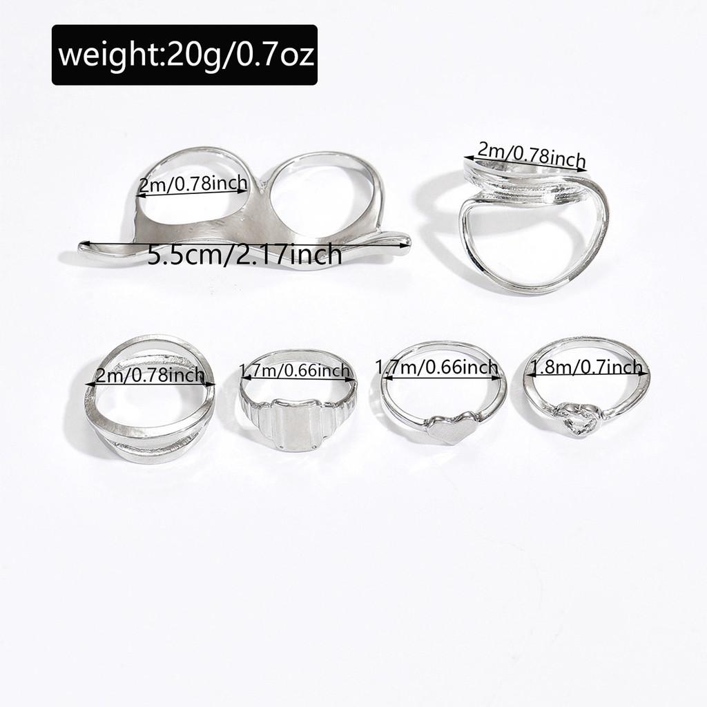 Geometric Line Pattern Ring Set For Women With Zinc Alloy Finish For Fashion Style срібний
Geometric Line Pattern Ring Set For Women With Zinc Alloy Finish For Fashion Style срібний