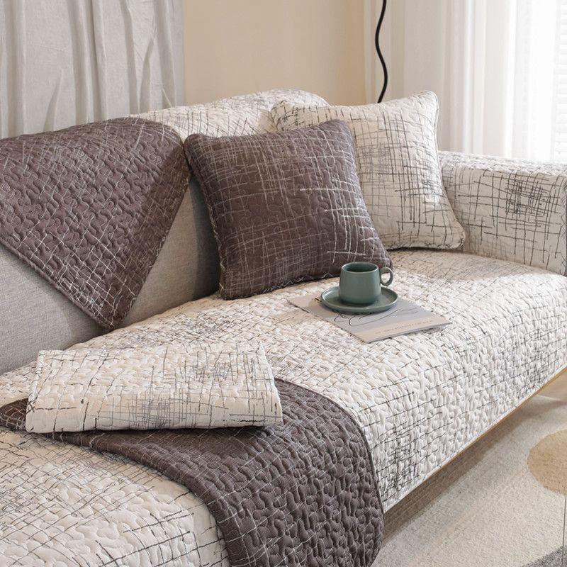 Scandinavian Cotton Sofa Cushion Fabric All Year Round Neutral Pure Cotton Minimalist Modern Leather Non Slip All-Inclusive Universal Cover Cover North Rhyme-Ink White 70*70cm
Scandinavian Cotton Sofa Cushion Fabric All Year Round Neutral Pure Cotton Minimalist Modern Leather Non Slip All-Inclusive Universal Cover Cover North Rhyme-Ink White 70*70cm