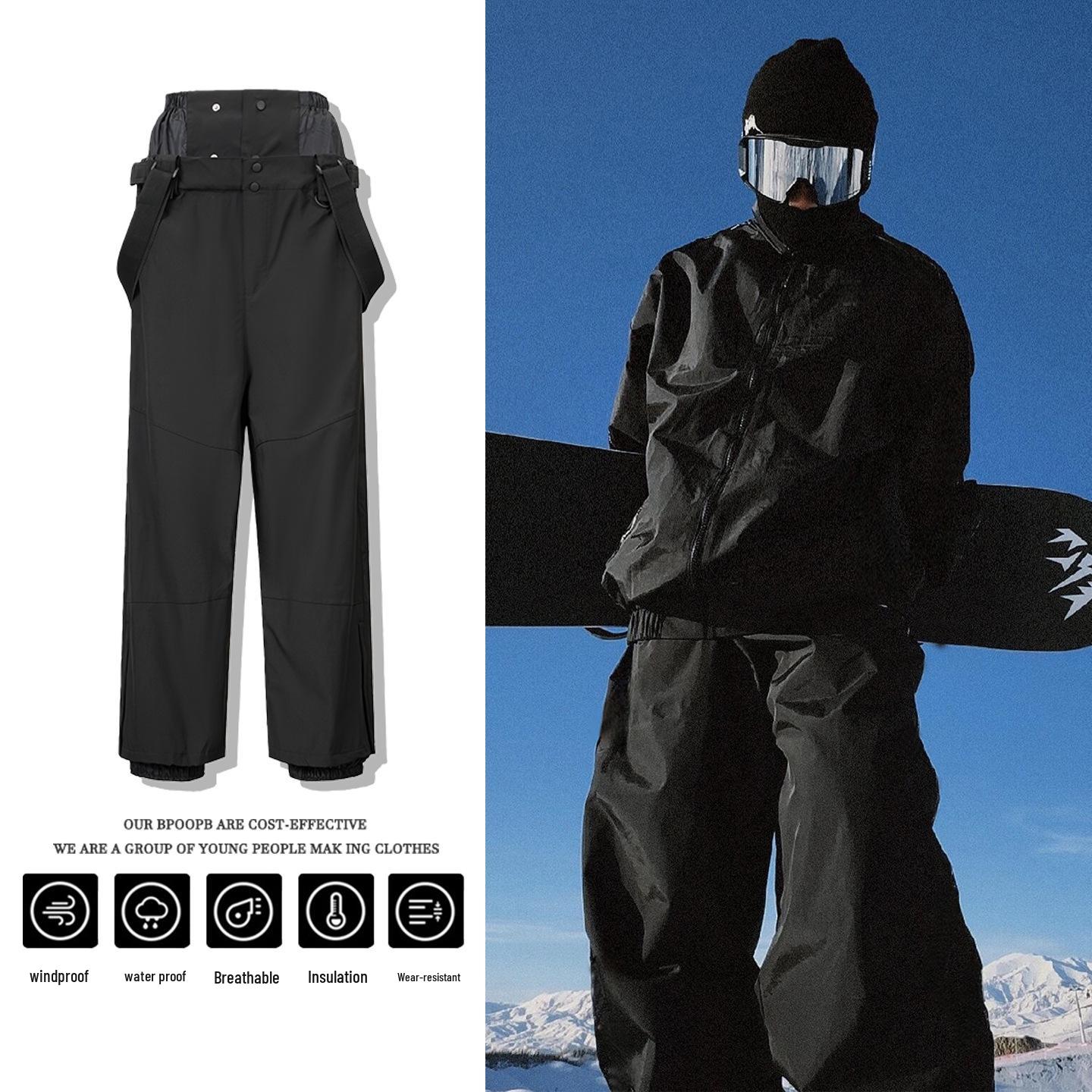 Ice Degree Waterproof Windproof Ski Bib Pants for Men & Women - Durable, Thick, Outdoor Snowboard & Ski Wear L рожевий/фіолетовий
Ice Degree Waterproof Windproof Ski Bib Pants for Men & Women - Durable, Thick, Outdoor Snowboard & Ski Wear L рожевий/фіолетовий