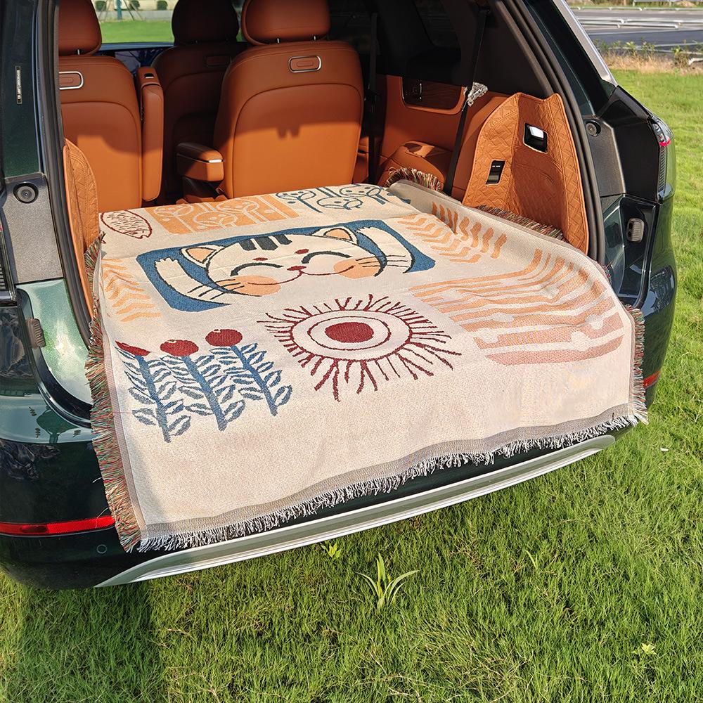 Picnic mat Moisture-proof mat Thickened outdoor floor mat Camping picnic cloth Bohemian trunk blanket 90x90
Picnic mat Moisture-proof mat Thickened outdoor floor mat Camping picnic cloth Bohemian trunk blanket 90x90