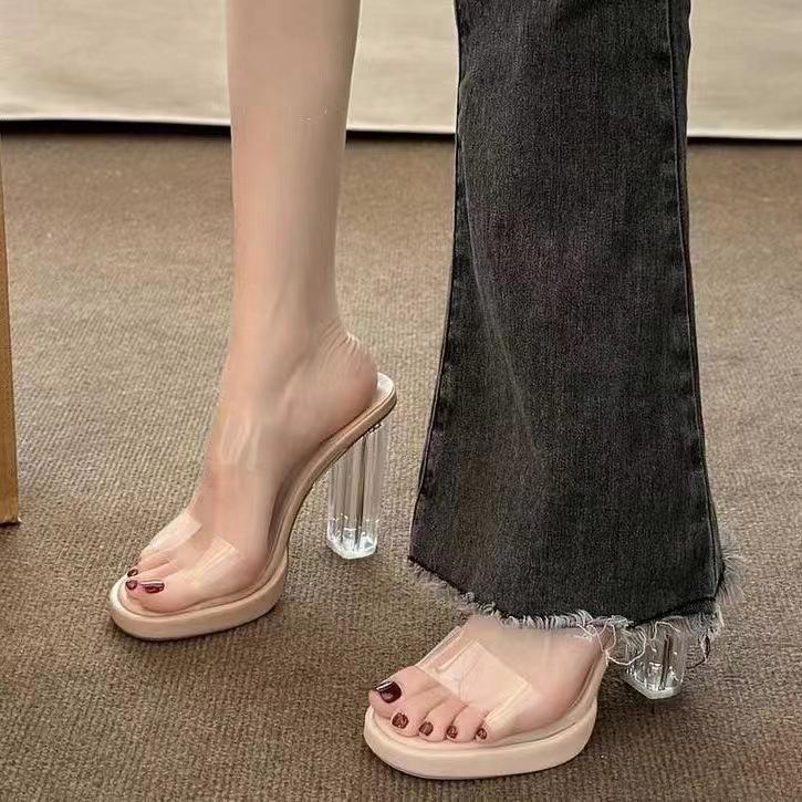 High heels women s summer new waterproof table word belt not tired feet thick heel crystal slippers women s sandals women s shoes 35
High heels women s summer new waterproof table word belt not tired feet thick heel crystal slippers women s sandals women s shoes 35