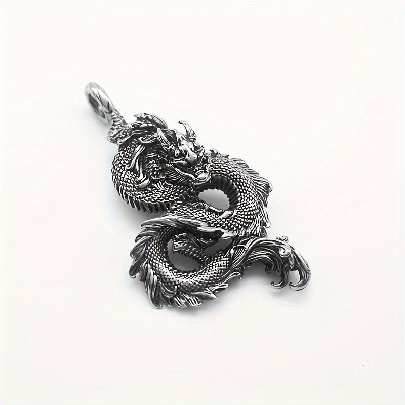 Винтажное индивидуальное властное мужское ожерелье с подвеской в виде дракона в стиле хип-хоп, панк и зодиака серебряный
Винтажное индивидуальное властное мужское ожерелье с подвеской в виде дракона в стиле хип-хоп, панк и зодиака серебряный