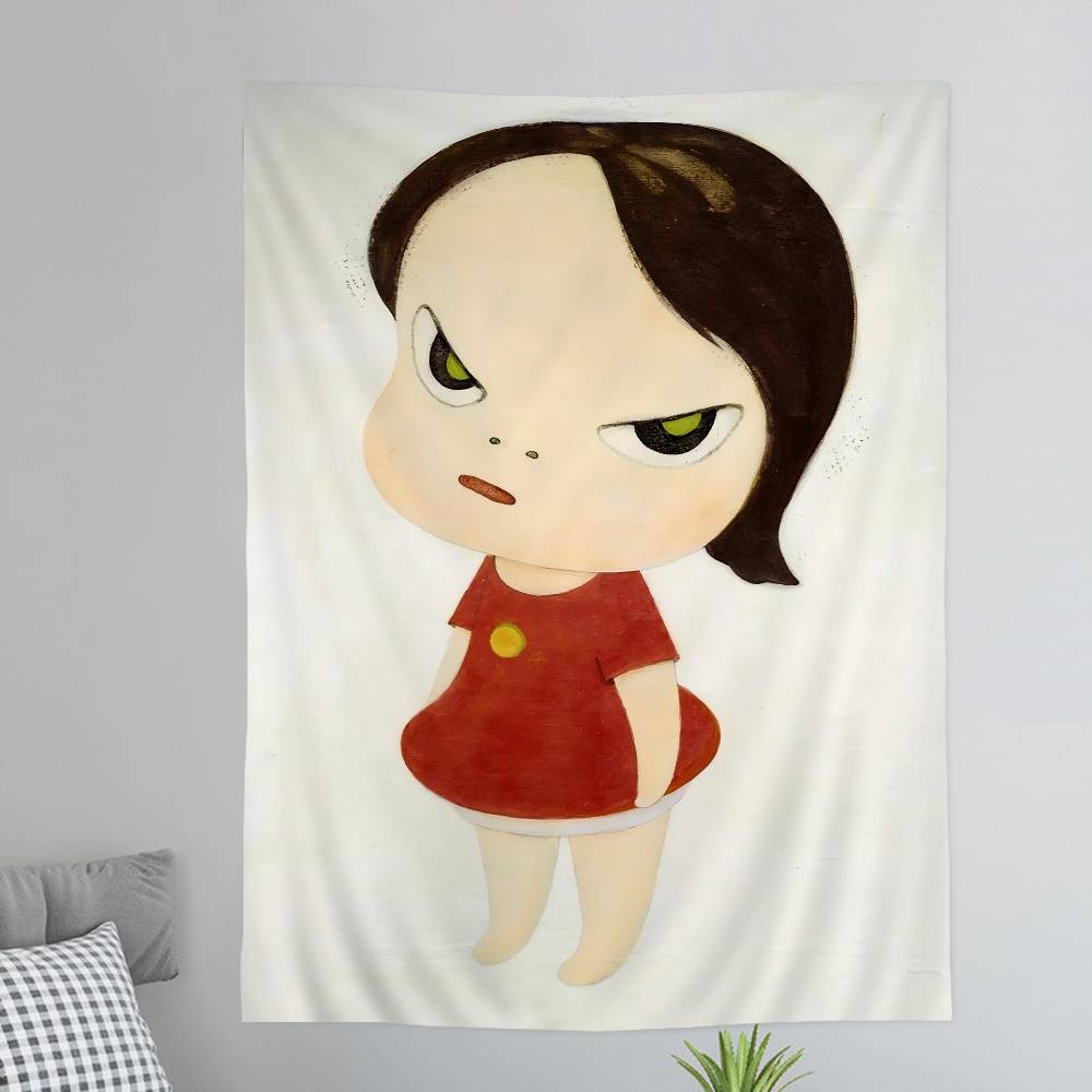Yoshitomo Nara DIY Wall Tapestry Hippie Flower Wall Carpets Dorm Decor Wall Art Decor 74x94cm(29x37in)
Yoshitomo Nara DIY Wall Tapestry Hippie Flower Wall Carpets Dorm Decor Wall Art Decor 74x94cm(29x37in)