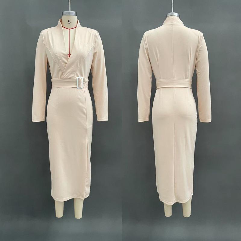 Autumn Temperament Collar Slim Midi Hip Slit Fashion Dress for Women XL
Autumn Temperament Collar Slim Midi Hip Slit Fashion Dress for Women XL