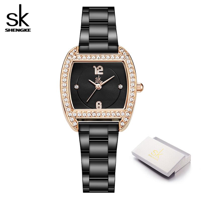 Shengke черные часы женские часы женские часы из нержавеющей стали женские часы-браслет женские подарочные часы для жены, семьи, друга чёрный
Shengke черные часы женские часы женские часы из нержавеющей стали женские часы-браслет женские подарочные часы для жены, семьи, друга чёрный