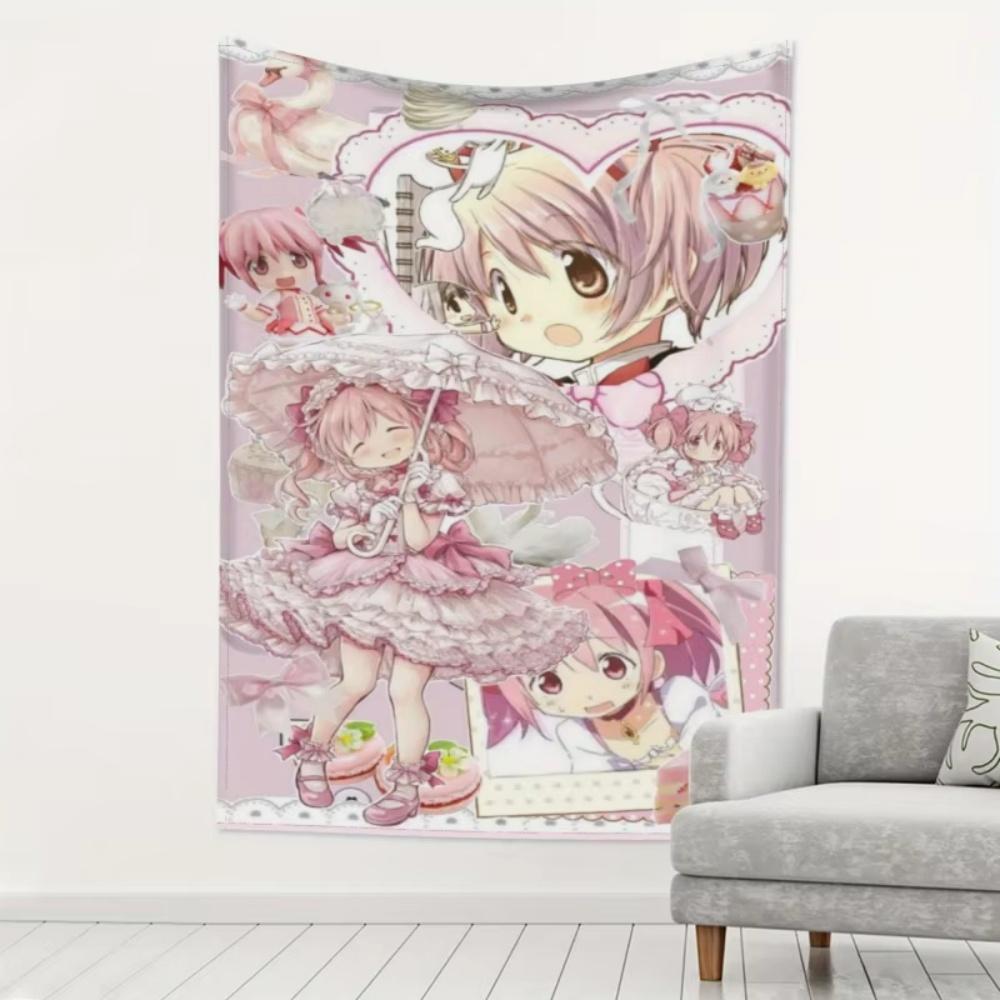 Puella Magi Madoka Magica Madoka Kaname Lolita Wall Tapestry Pink Sweet Wall Hanging for Kawaii Magical Girl Fans Bedroom Decor 74x94cm(29x37in)
Puella Magi Madoka Magica Madoka Kaname Lolita Wall Tapestry Pink Sweet Wall Hanging for Kawaii Magical Girl Fans Bedroom Decor 74x94cm(29x37in)