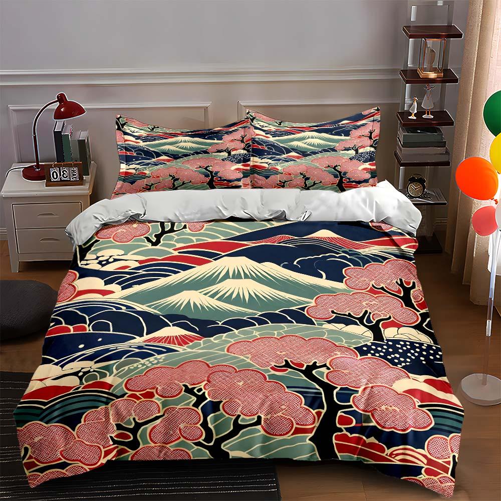 Mountain floral scenery Bedding Duvet cover sets Duvet covers Pillowcases gifts (1 * Duvet Cover 2 * Pillowcases, without duvet insert) 135x200cm
Mountain floral scenery Bedding Duvet cover sets Duvet covers Pillowcases gifts (1 * Duvet Cover 2 * Pillowcases, without duvet insert) 135x200cm