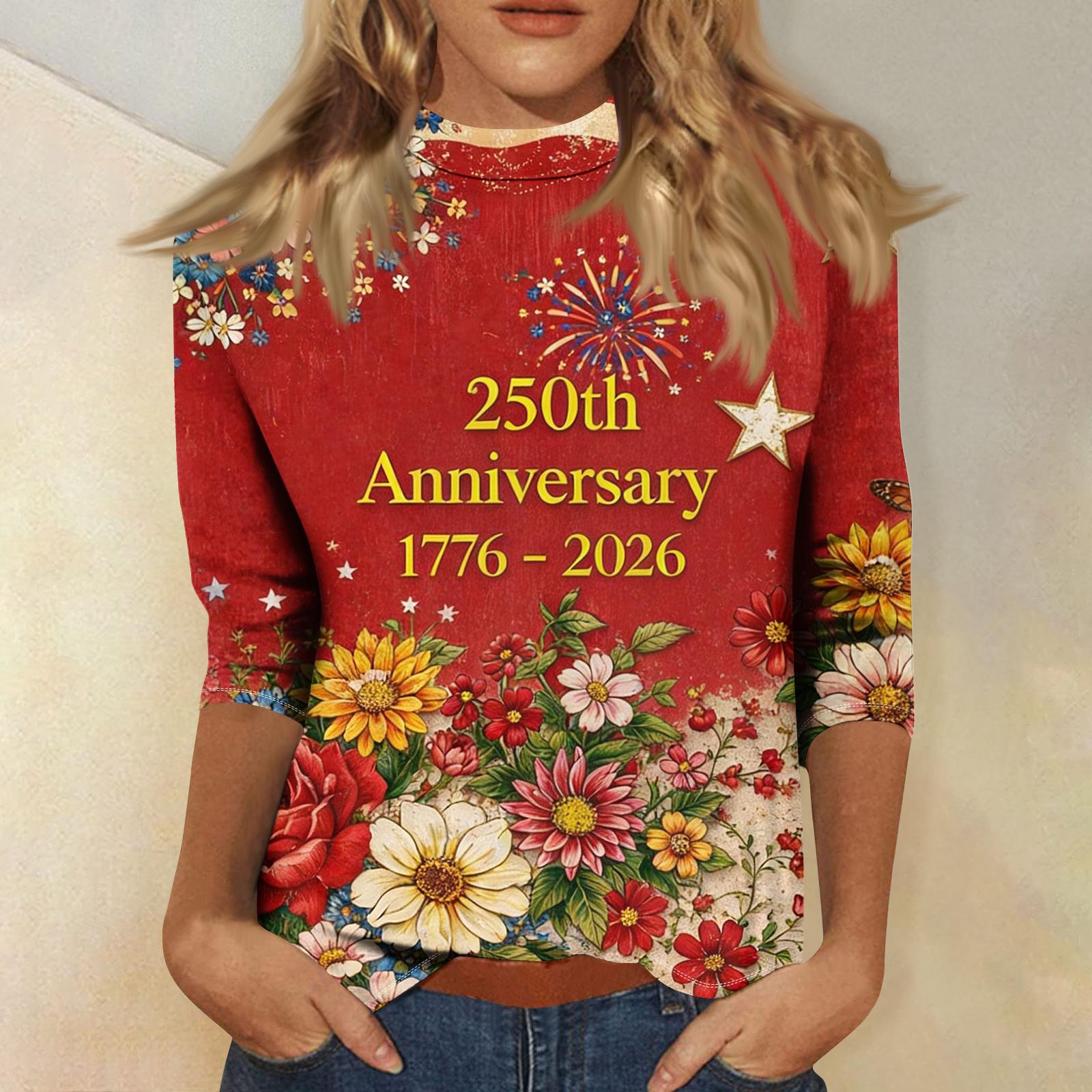 Women s Fashionable Casual Mid-Neck 3/4 Sleeve Independence Day Print T-Shirt Top XL жовтий
Women s Fashionable Casual Mid-Neck 3/4 Sleeve Independence Day Print T-Shirt Top XL жовтий