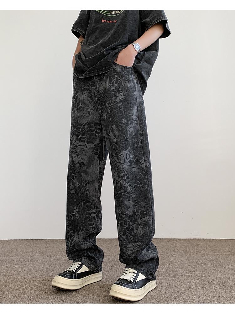 Чоловічі літні модні камуфляжні джинси зі зміїним принтом - вільні, стильні та універсальні L
Чоловічі літні модні камуфляжні джинси зі зміїним принтом - вільні, стильні та універсальні L