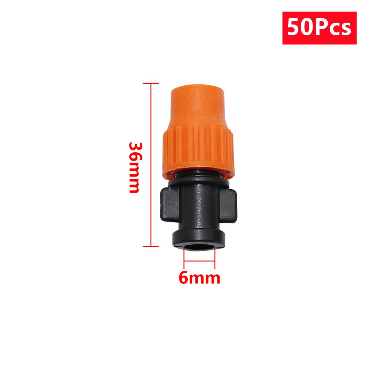 6mm Atomizing Misting Spray Nozzle Kit 1/2 Male Thread Joint 8mm Barb Tee Connector Garden Irrigation Cooling Sprayer 50 sets
6mm Atomizing Misting Spray Nozzle Kit 1/2 Male Thread Joint 8mm Barb Tee Connector Garden Irrigation Cooling Sprayer 50 sets