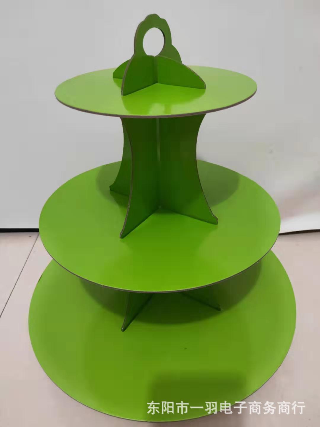 Paper Three-layer Solid Color Birthday Cake Stand Birthday Party Supplies Banquet Dessert Display Stand зелений
Paper Three-layer Solid Color Birthday Cake Stand Birthday Party Supplies Banquet Dessert Display Stand зелений