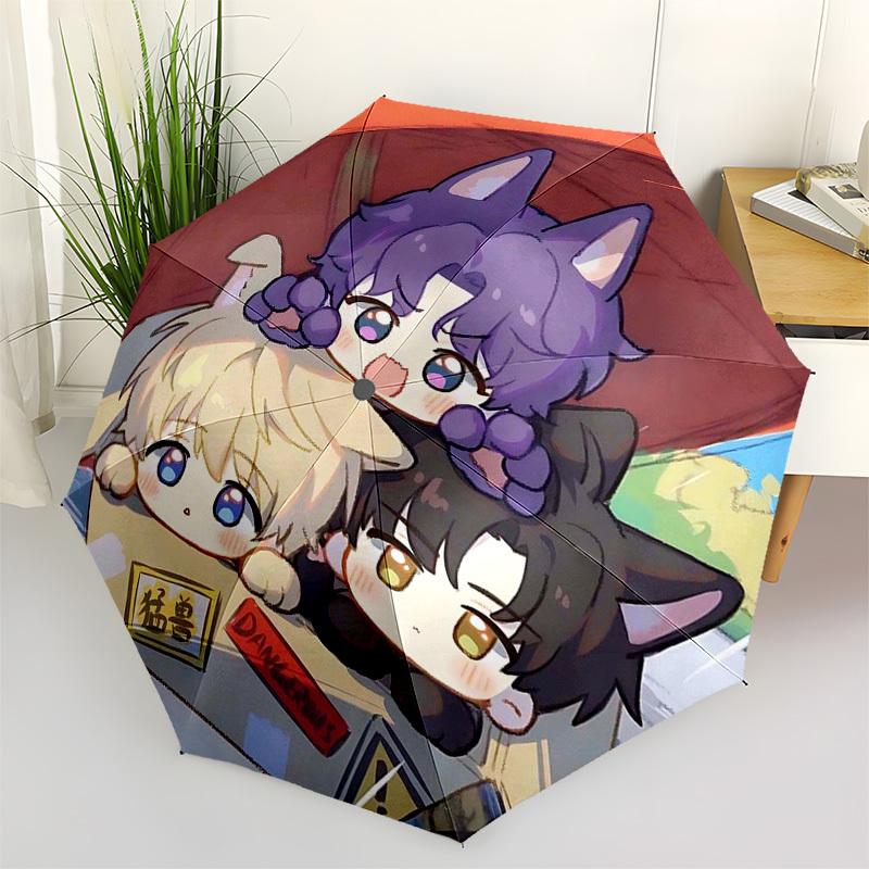 1pc Outdoor Umbrella with Cute Anime Characters, Automatic Opening/Closing, Portable 3-Fold Design, 8-Bone Iron Frame - Perfect Gift for Fans, Tr
1pc Outdoor Umbrella with Cute Anime Characters, Automatic Opening/Closing, Portable 3-Fold Design, 8-Bone Iron Frame - Perfect Gift for Fans, Tr