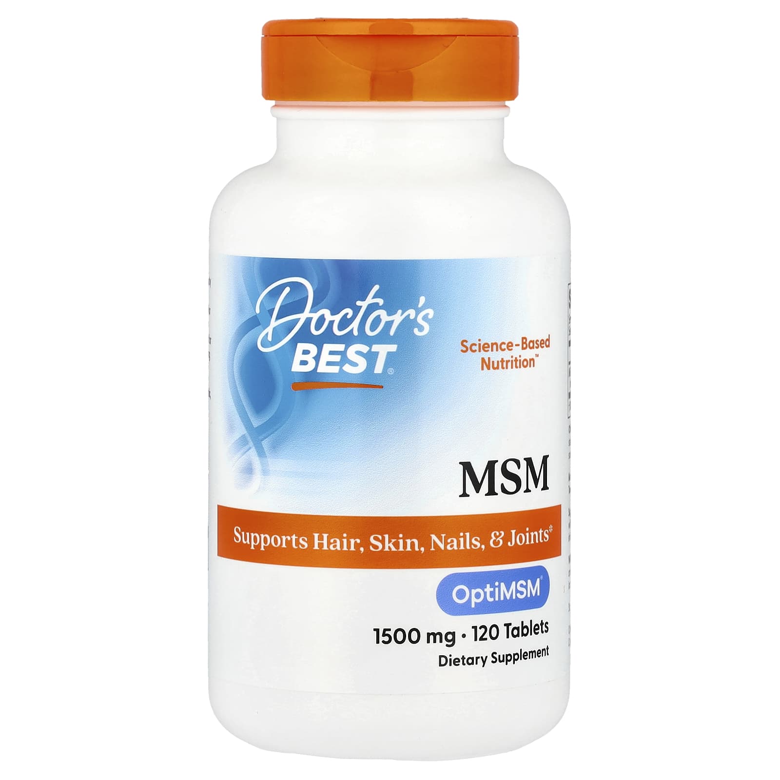 Doctor S Best, MSM with Optimsm, 1,500Mg, 120 Tablets 
Doctor S Best, MSM with Optimsm, 1,500Mg, 120 Tablets