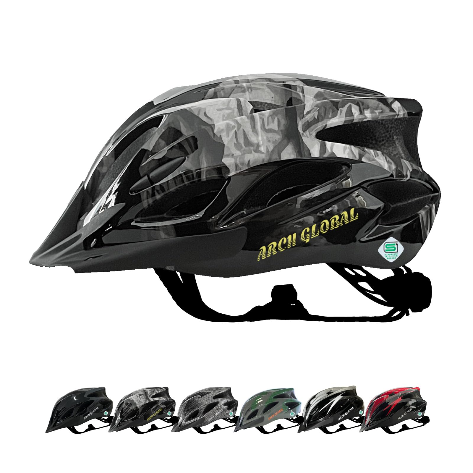 Bicycle SG Adult Size for Polycarbonate Adjustable Bike Standard SG and CE Road Actual Standard Mountain ARCH-GLOBAL Helmet, Standard, [Recommended
Bicycle SG Adult Size for Polycarbonate Adjustable Bike Standard SG and CE Road Actual Standard Mountain ARCH-GLOBAL Helmet, Standard, [Recommended