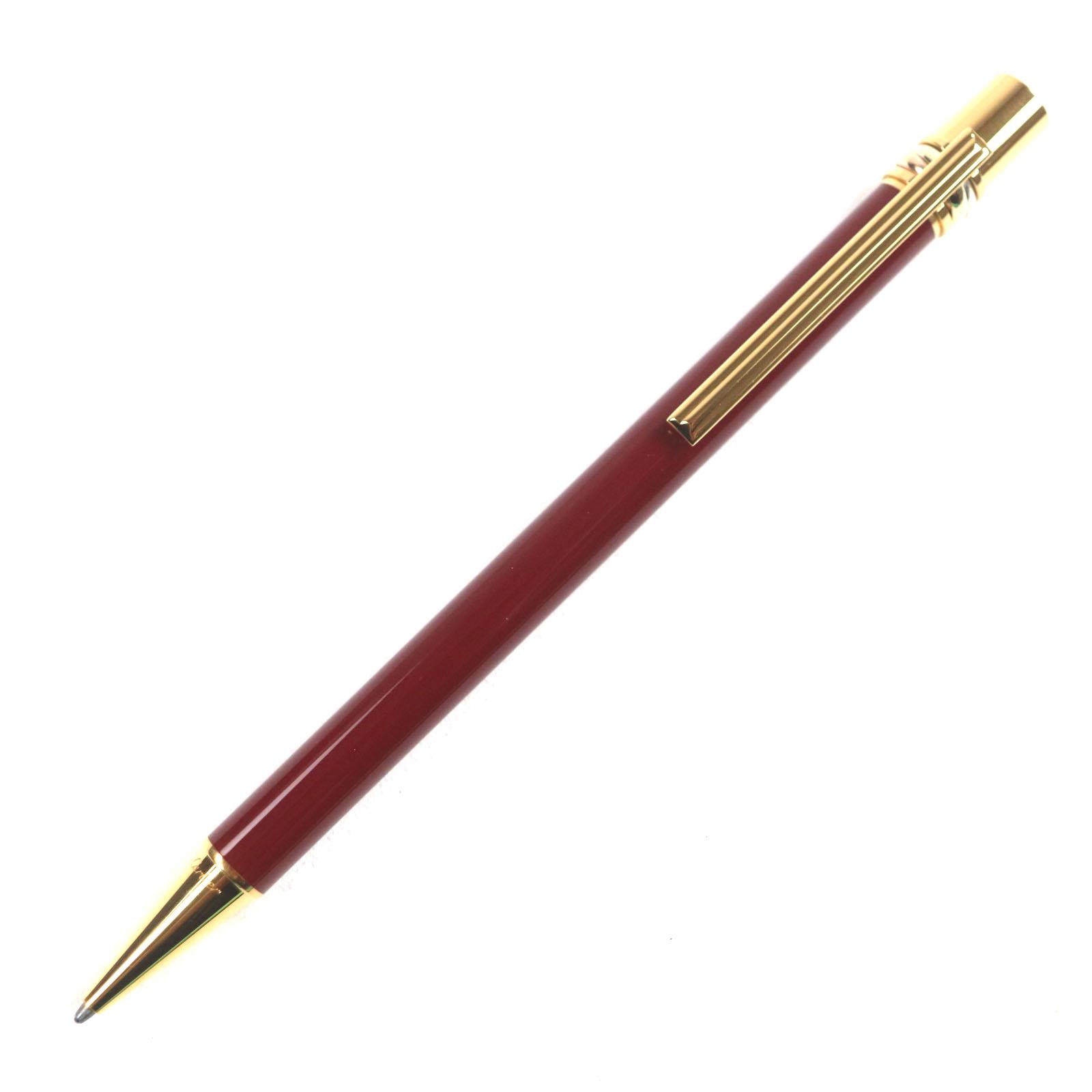 Great Cartier Ballpoint pen Trinity Bordeaux gold mens Used
Great Cartier Ballpoint pen Trinity Bordeaux gold mens Used