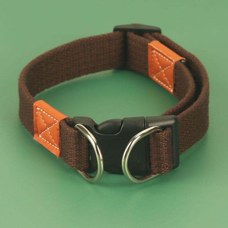 Двухкольцевой ошейник для собак из полиэстера и хлопка с защитой от побега и функциями безопасности S кофейный
Двухкольцевой ошейник для собак из полиэстера и хлопка с защитой от побега и функциями безопасности S кофейный