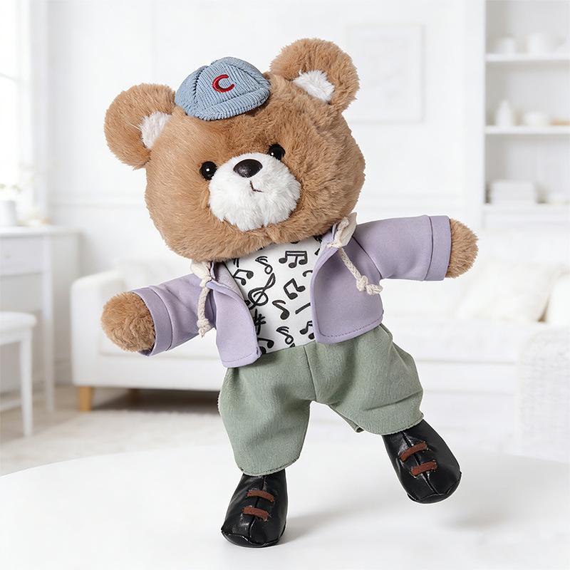 Fashion-Outfitted Bear Plush Toy, Multiple Styles Available
Fashion-Outfitted Bear Plush Toy, Multiple Styles Available