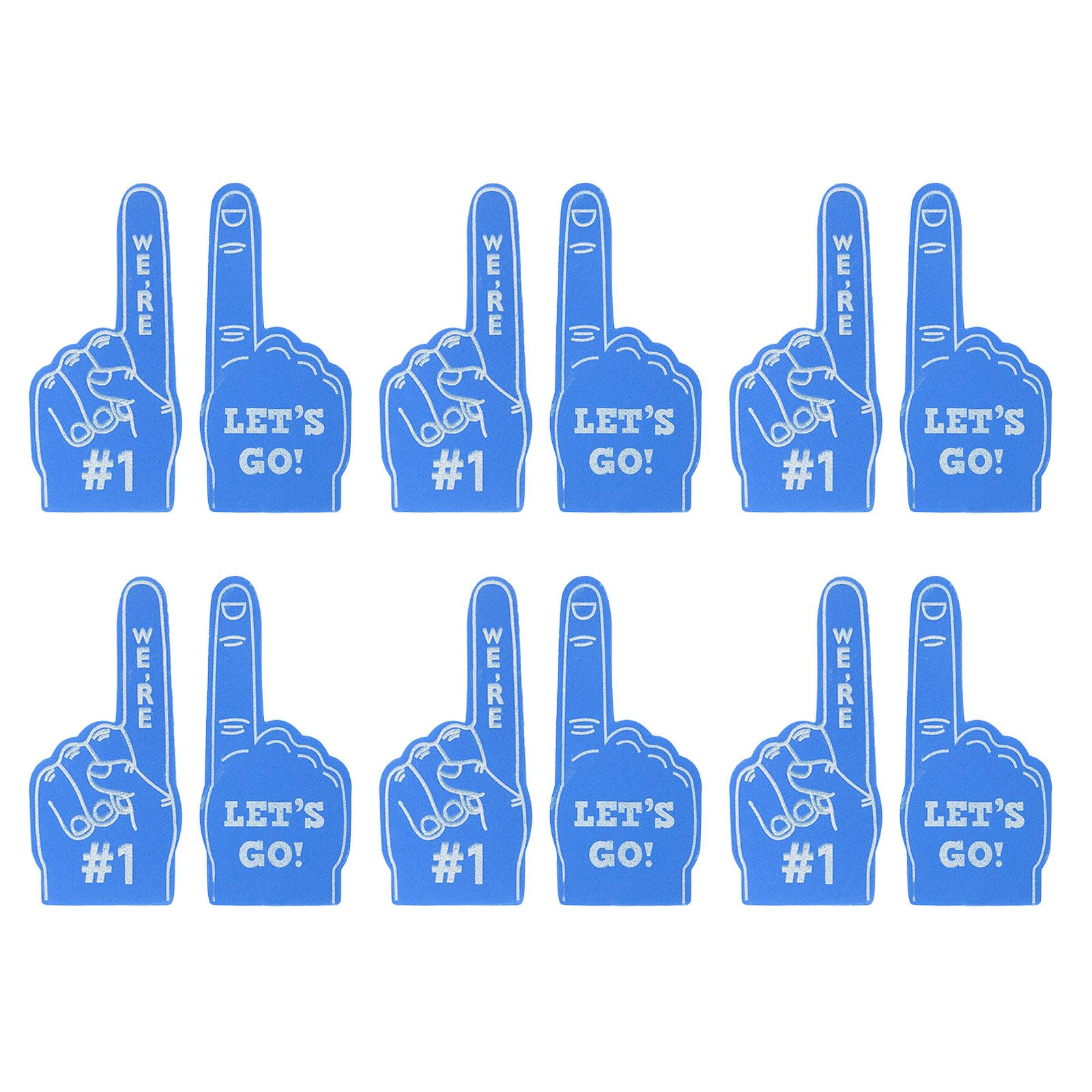 PATIKIL Mini Foam Fingers 13 cm 48 pieces Cheerleading Foam Finger for Sports Fan Event Game Party Favors Blue Let s go! синій
PATIKIL Mini Foam Fingers 13 cm 48 pieces Cheerleading Foam Finger for Sports Fan Event Game Party Favors Blue Let s go! синій