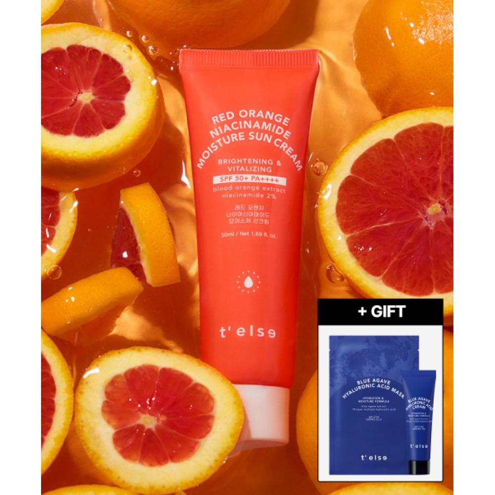 Увлажняющий солнцезащитный крем Telse Red Orange Niacinamide 50 мл + 10 мл крема + 1 упаковка FREE
Увлажняющий солнцезащитный крем Telse Red Orange Niacinamide 50 мл + 10 мл крема + 1 упаковка FREE