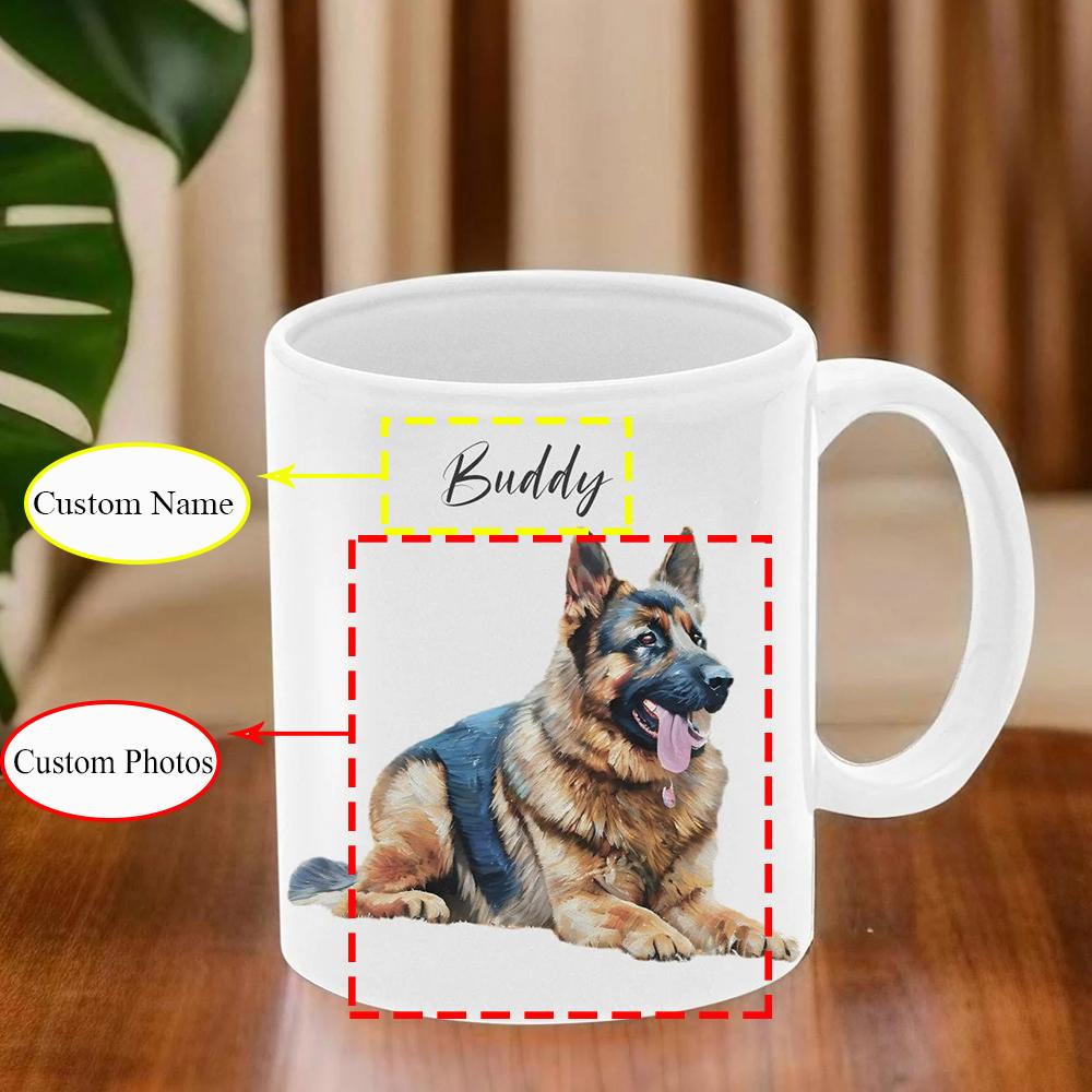 11oz Customizable Pet Portrait Mug Personalized Pet Photo Cup Special Gift for Pet Admirers Classmate Neighbor Buddy Husband 11oz
11oz Customizable Pet Portrait Mug Personalized Pet Photo Cup Special Gift for Pet Admirers Classmate Neighbor Buddy Husband 11oz