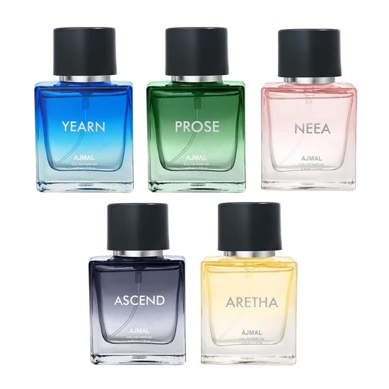 Ajmal NEEA EDP 50 мл для женщин, PROSE EDP 50 мл для мужчин, ARETHA EDP 50 мл для женщин, YEARN EDP 50 мл для мужчин и ASCEND EDP 50 мл
Ajmal NEEA EDP 50 мл для женщин, PROSE EDP 50 мл для мужчин, ARETHA EDP 50 мл для женщин, YEARN EDP 50 мл для мужчин и ASCEND EDP 50 мл