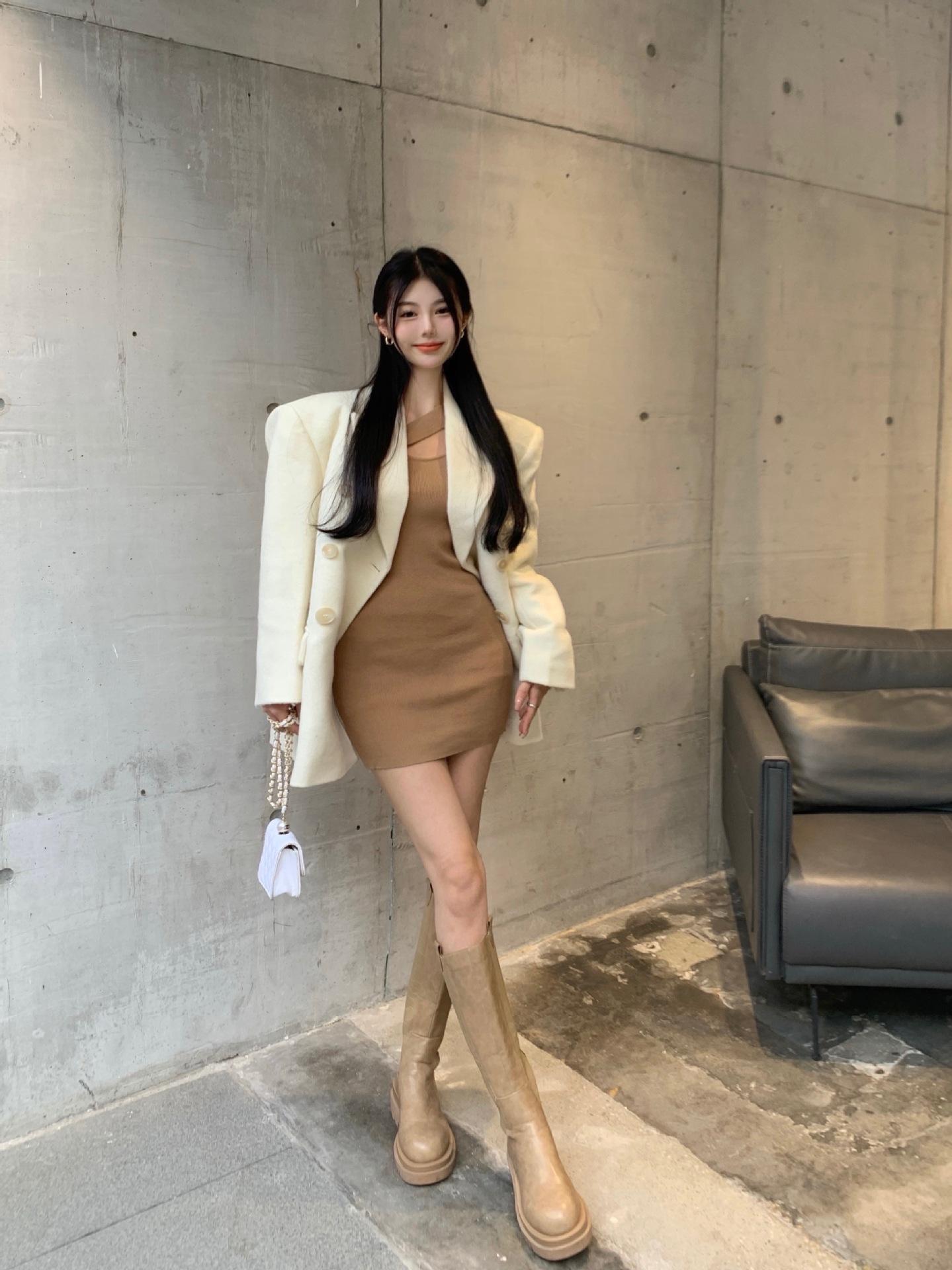 #Inside knitted dress women s autumn and winter new short skirt bottom skirt winter hip skirt skirt One size fits all чёрный
#Inside knitted dress women s autumn and winter new short skirt bottom skirt winter hip skirt skirt One size fits all чёрный