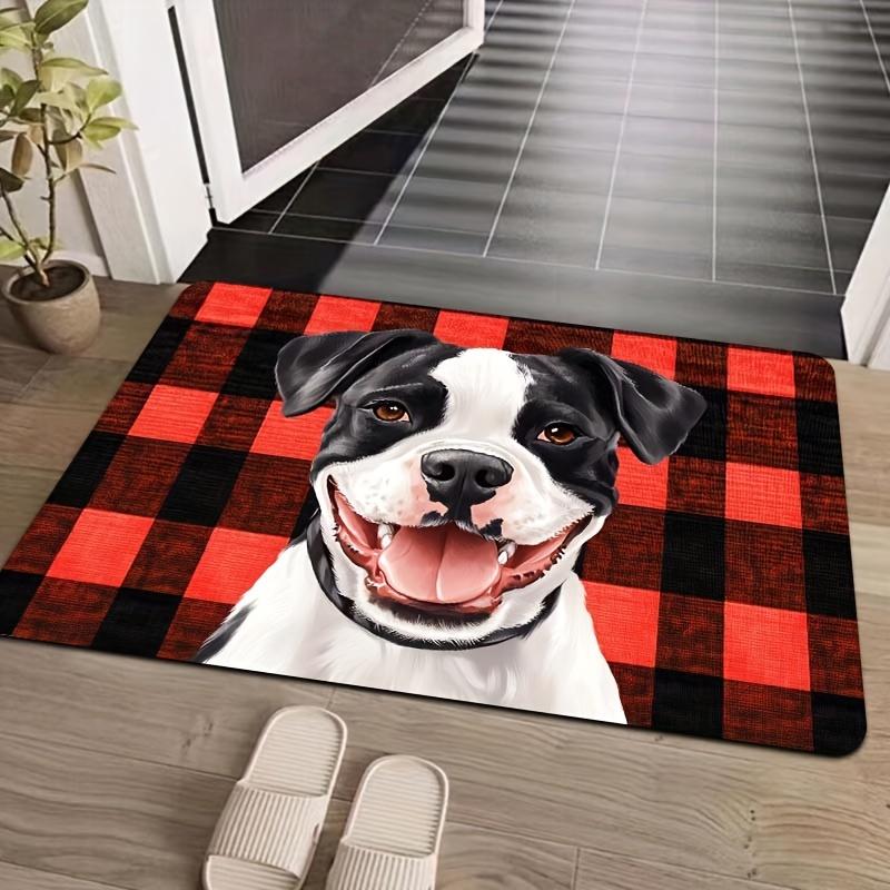 1pc 8mm Thick Minimalist Plaid Dog Design Floor Mat - Machine Washable, Polyester, Rectangular Mat for Entryway, Bathroom, Kitch 40cm x 60cm
1pc 8mm Thick Minimalist Plaid Dog Design Floor Mat - Machine Washable, Polyester, Rectangular Mat for Entryway, Bathroom, Kitch 40cm x 60cm