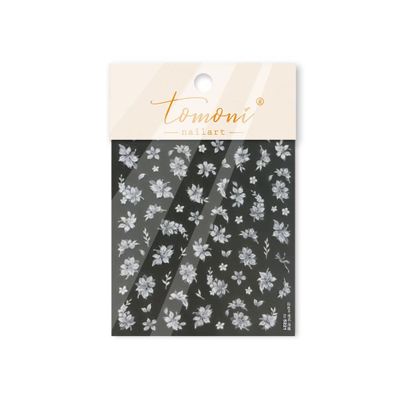 Наклейки для ногтей Tomoni 3D с тиснением, позолоченные, камелии - Ретро роскошный DIY стиль.
Наклейки для ногтей Tomoni 3D с тиснением, позолоченные, камелии - Ретро роскошный DIY стиль.