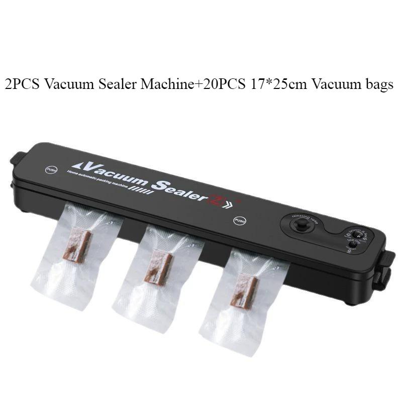 2PC бытовой черный пищевой вакуумный упаковщик 220V/110V вакуумный упаковщик упаковочная машина EU Plug-2PCS
2PC бытовой черный пищевой вакуумный упаковщик 220V/110V вакуумный упаковщик упаковочная машина EU Plug-2PCS