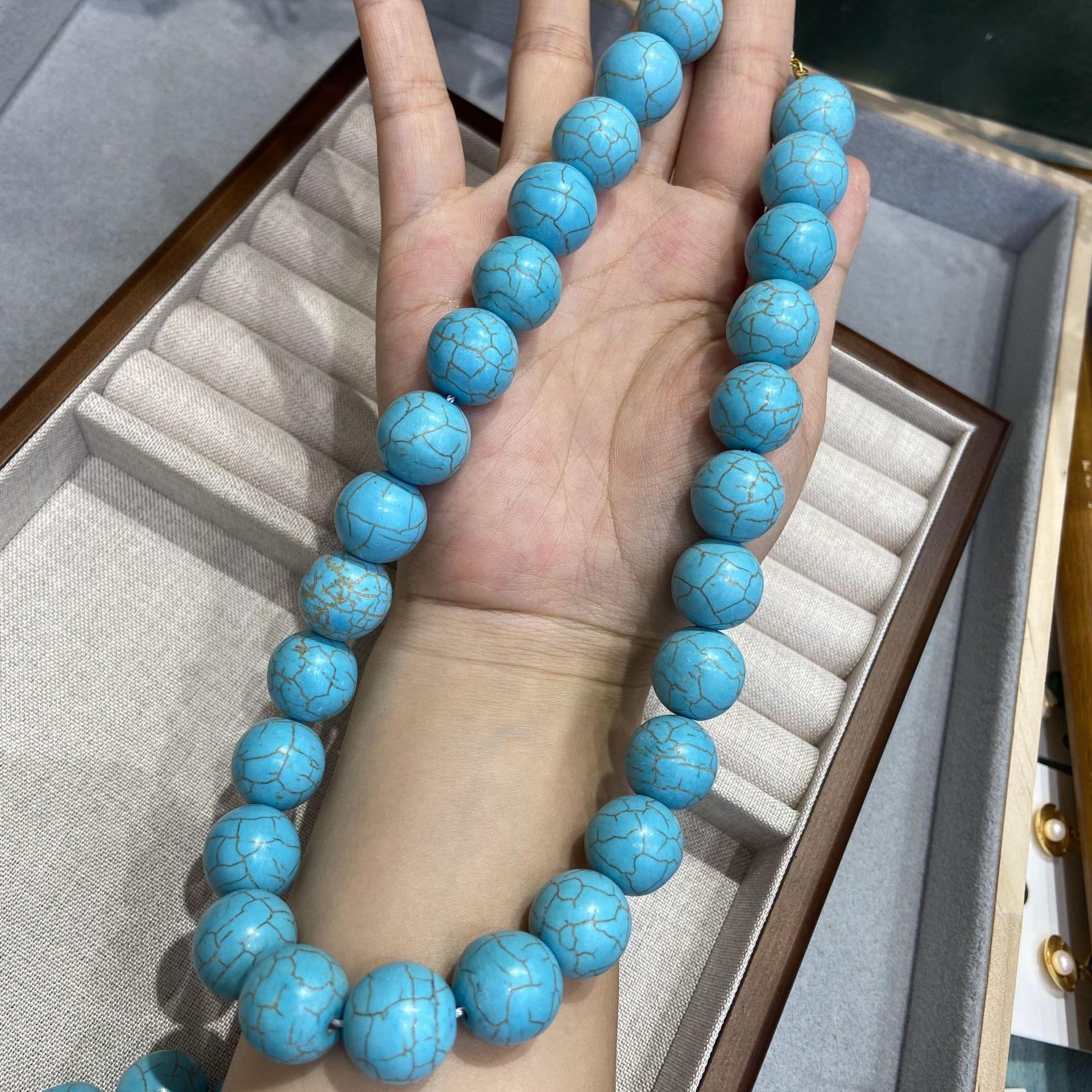 Medieval Vintage Original Natural Stone Bracelet 16M Turquoise Necklace Dense Wear Bracelet One Piece Hair
Medieval Vintage Original Natural Stone Bracelet 16M Turquoise Necklace Dense Wear Bracelet One Piece Hair