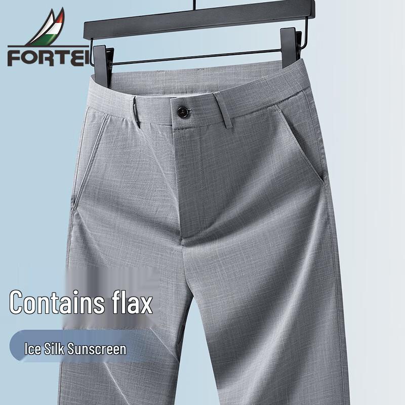 Men s Lightweight Linen Ice Silk Straight Casual Pants L
Men s Lightweight Linen Ice Silk Straight Casual Pants L