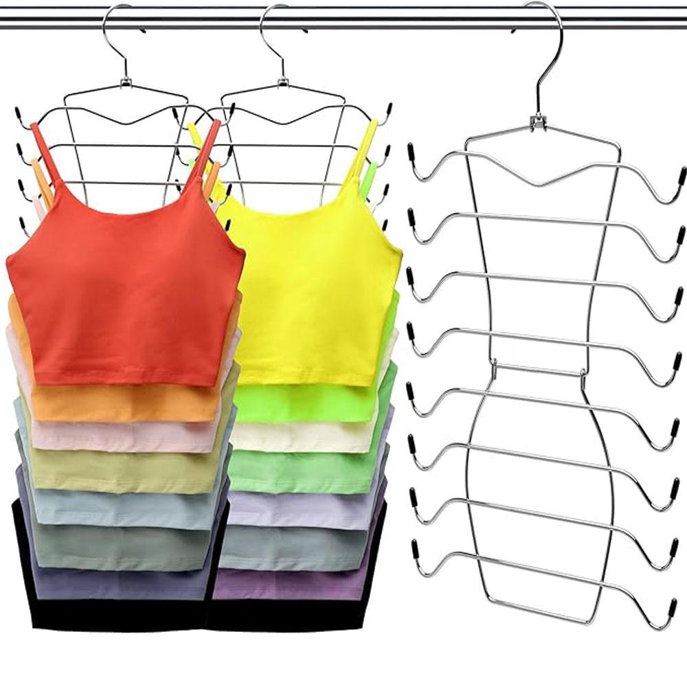 Clothes hanger1/2/3 Pack Multi-Layer Underwear Folding Hanger Sling Bra Storage Trouser Racks Do Not Leave Traces Of Multi-Funct
Clothes hanger1/2/3 Pack Multi-Layer Underwear Folding Hanger Sling Bra Storage Trouser Racks Do Not Leave Traces Of Multi-Funct