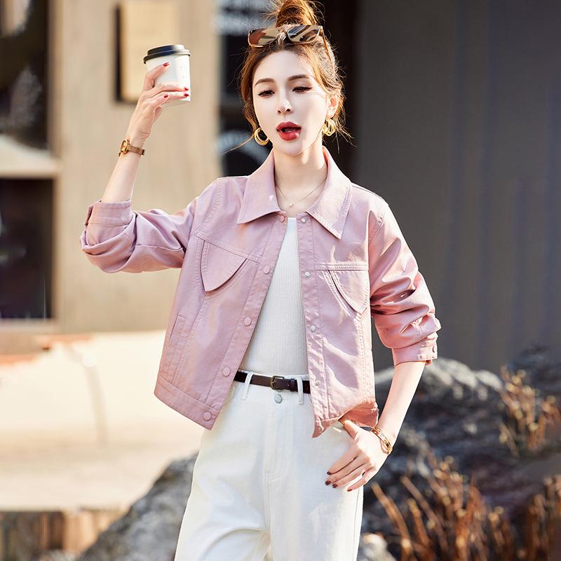 Women s Loose Casual PU Leather Motorcycle Jacket - Spring 2025 Collection L (110-120 jin)
Women s Loose Casual PU Leather Motorcycle Jacket - Spring 2025 Collection L (110-120 jin)