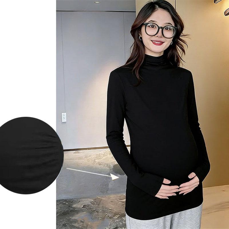 Custom Korean Style Pleated Maternity T-shirt - Solid Color, Loose Fit, Spring/Autumn Fashion L for 105-125 lbs
Custom Korean Style Pleated Maternity T-shirt - Solid Color, Loose Fit, Spring/Autumn Fashion L for 105-125 lbs