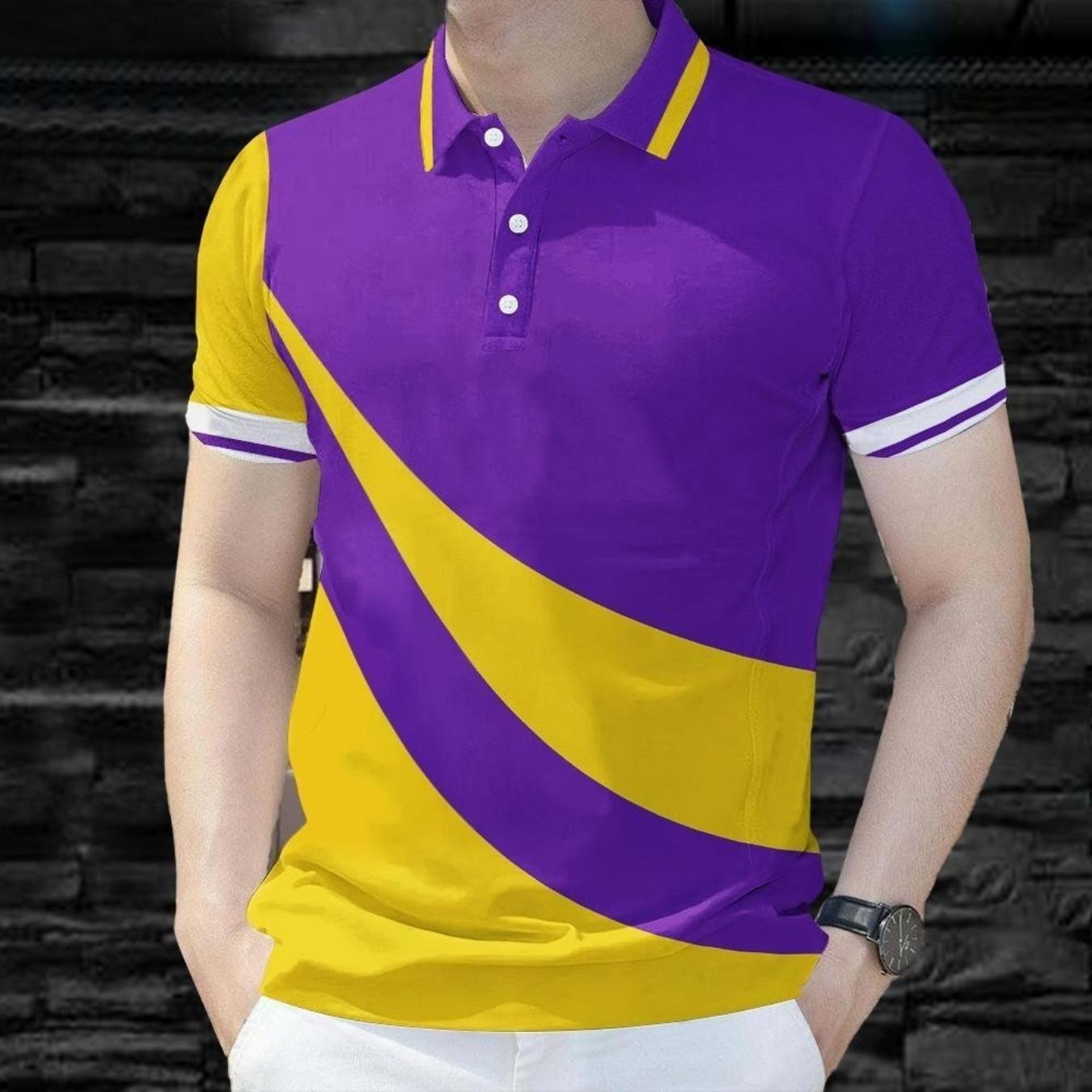 Colorful 3D Printed Stripes Men s Polo Shirt For Men Clothing Short Sleeve Tees Summer Sport Lapel 5XL
Colorful 3D Printed Stripes Men s Polo Shirt For Men Clothing Short Sleeve Tees Summer Sport Lapel 5XL
