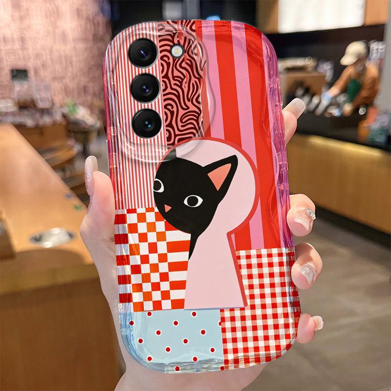 Pink Red Stripe Cat Case for Samsung Galaxy A53 A50 A50S A36 A35 A34 A32 A30 A26 A25 A24 A20 A16 A15 A06 A05S A05 M55 5G Cover Galaxy M35 5G
Pink Red Stripe Cat Case for Samsung Galaxy A53 A50 A50S A36 A35 A34 A32 A30 A26 A25 A24 A20 A16 A15 A06 A05S A05 M55 5G Cover Galaxy M35 5G
