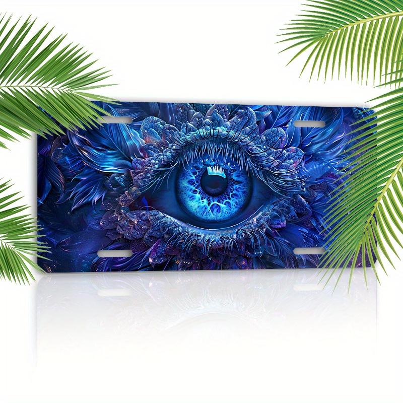Mystical Fantasy Blue Floral Eye Aluminum Tin Painting License Plate Shape Psychedelic Metal Wall Art Decor for Bedroom Gothic 15x30cm(5.9x7.8inch)
Mystical Fantasy Blue Floral Eye Aluminum Tin Painting License Plate Shape Psychedelic Metal Wall Art Decor for Bedroom Gothic 15x30cm(5.9x7.8inch)